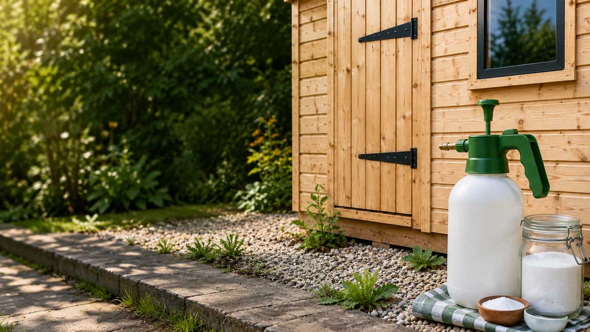 How to kill weeds with vinegar